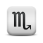 Scorpio sign glyph symbol